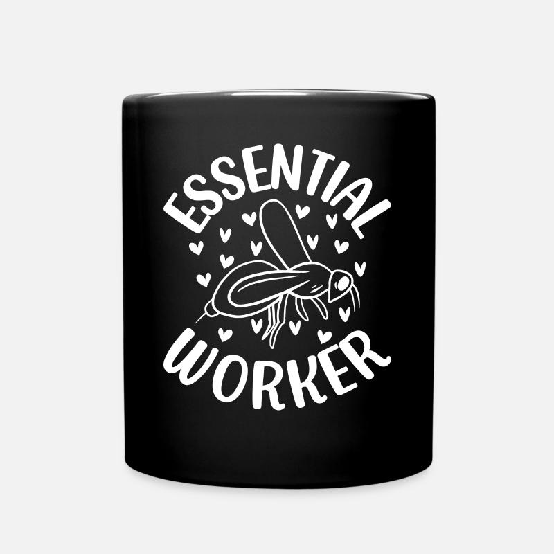 Honeybee Beekeeper Honeybee Beekeeping - Essential - Tasse einfarbig - Schwarz