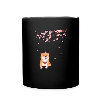 Shiba Inu - Full Colour Mug - black - Front