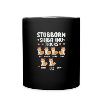 Shiba Inu Dog Dog Lover Dog Race Cadeau - Mug uni - noir - Devant
