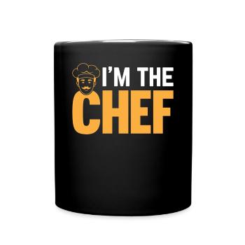 Funny Cooking Chef - I'm The Chef - Full Colour Mug - black - Front