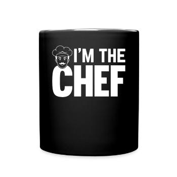 Funny Cook Chef Cooking Chef Chef's Hat - I'm The - Full Colour Mug - black - Front