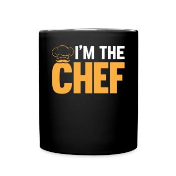 Cooking Cook Funny Cooking Chef - I'm The Chef - Full Colour Mug - black - Front