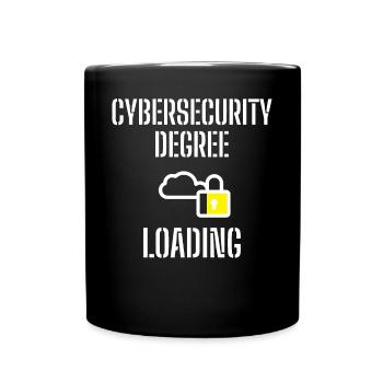 Cybersecurity - IT Security Computer Scientists - Full Colour Mug - black - Front