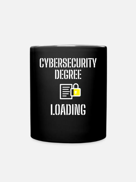 Cybersecurity - IT-Sicherheit Informatiker - Tasse einfarbig - Schwarz