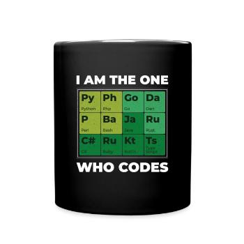 Programmeur - C’est moi qui code - Mug uni - noir - Devant