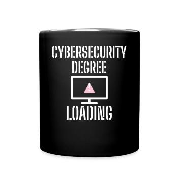 Cybersécurité - Informaticiens en sécurité des TI - Mug uni - noir - Devant