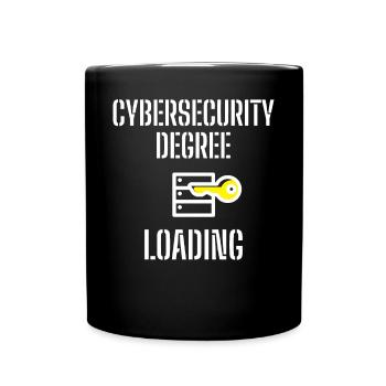 Cybersecurity - IT Security Computer Scientists - Full Colour Mug - black - Front