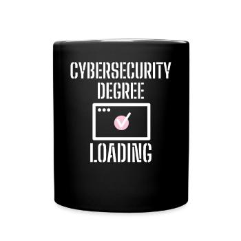Cybersecurity - IT Security Computer Scientists - Full Colour Mug - black - Front