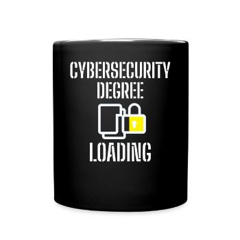 Cybersécurité - Informaticiens en sécurité des TI - Mug uni - noir - Devant