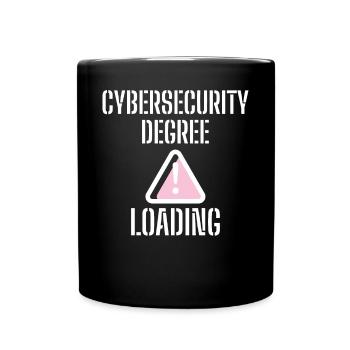 Cybersecurity - IT Security Computer Scientists - Full Colour Mug - black - Front