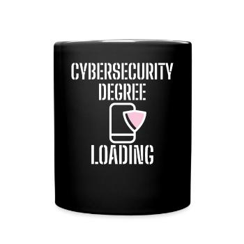Cybersecurity - IT Security Computer Scientists - Full Colour Mug - black - Front