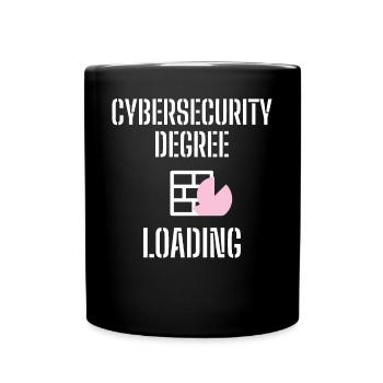 Cybersecurity - IT Security Computer Scientists - Full Colour Mug - black - Front