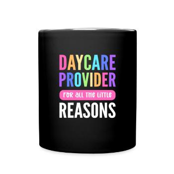 Assistante maternelle pour les petites choses de la vie. - Mug uni - noir - Devant