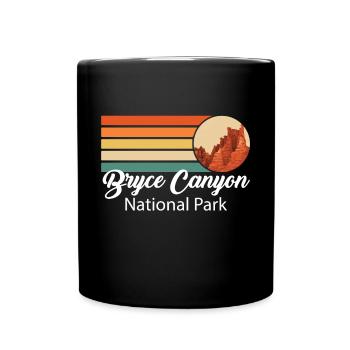 Parc national de Bryce Canyon Utah Rocks Souvenir Wan - Mug uni - noir - Devant