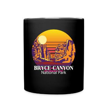 Bryce Canyon Souvenir Parc National Rocks Utah Cam - Mug uni - noir - Devant