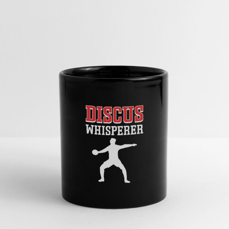 Diskusflüsterer. Diskus-werfer. Diskuswerfen Tasse einfarbig
