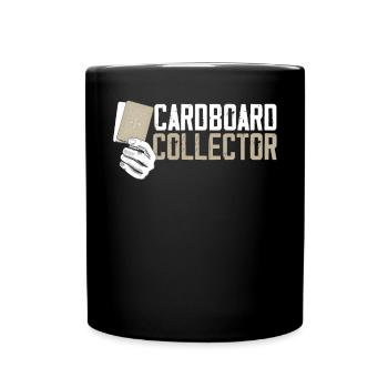 Cardboard Collector Trading Card Game Lover - Full Colour Mug - black - Front