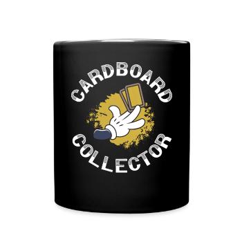 Cardboard Collector Trading Card Game Lover - Full Colour Mug - black - Front