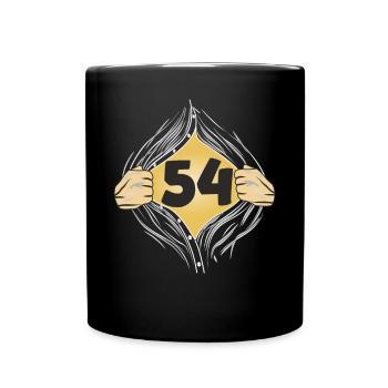 54 PUT ON SHIRT - Full Colour Mug - black - Front