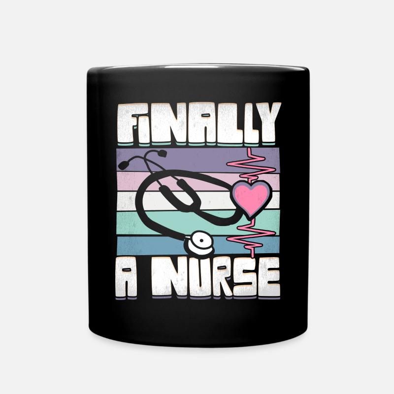 Enfin une école d’infirmières infirmières - Mug uni - noir