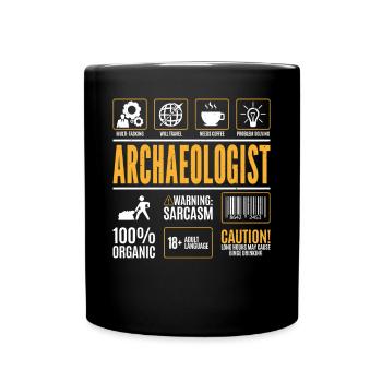 Faits sur les archéologues égyptiens - Mug uni - noir - Devant