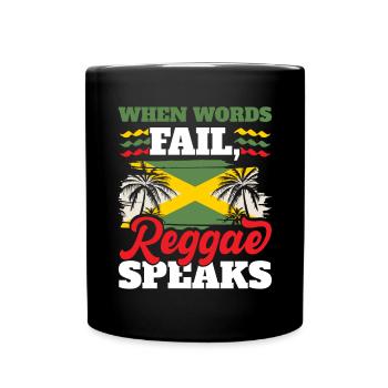 Jamaïcain Rastafari Punk Rap Rastafari Rastafarian - Mug uni - noir - Devant