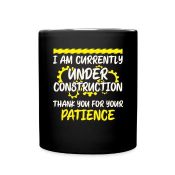 Worker Carpenter Concrete Worker Engineer - Full Colour Mug - black - Front