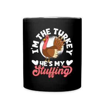 Stuff Valentine's Day Couple - Full Colour Mug - black - Front
