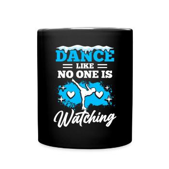 Skaters Ice skating Sports - Full Colour Mug - black - Front