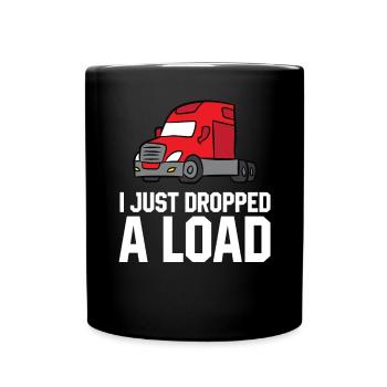 Chauffeur de camion Camionneur - Mug uni - noir - Devant