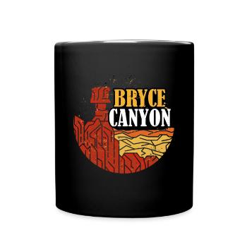 Bryce Canyon Utah National Park Randonnée souvenir - Mug uni - noir - Devant