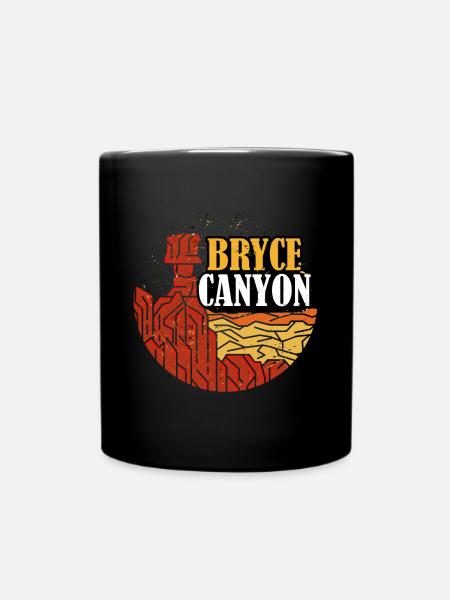 Bryce Canyon Utah National Park Randonnée souvenir - Mug uni - noir