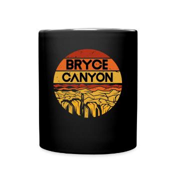 Bryce Canyon National Park Tourist Souvenir Utah Wa - Mug uni - noir - Devant
