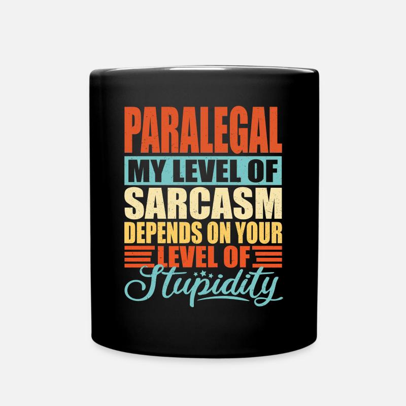 Rechtsanwaltsfachangestellte - Tasse einfarbig - Schwarz