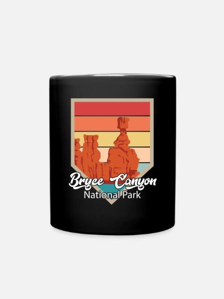Bryce Canyon National Park Souvenir Utah Camping - Mug uni - noir