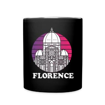 Florence Maison Italienne Dôme Toscane Cathédrale Itali - Mug uni - noir - Devant