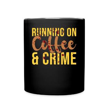 Criminologue Criminologie Café et criminalité - Mug uni - noir - Devant