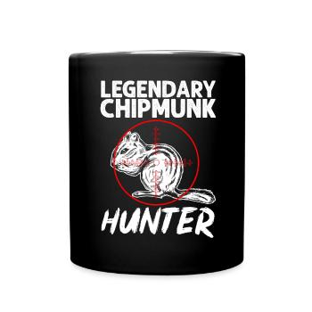 Cadeau de rongeur chipmunk - Mug uni - noir - Devant