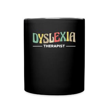 Dyslexie Thérapeute Chemise Cadeau - Mug uni - noir - Devant