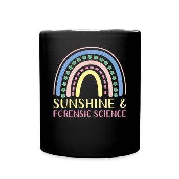 Forensische Wissenschaft - Tasse einfarbig - Schwarz - Vorne