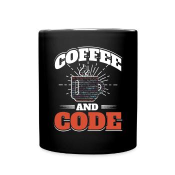Software Computer Developer - Full Colour Mug - black - Front