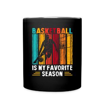Sports d’équipe de basket-ball - Mug uni - noir - Devant