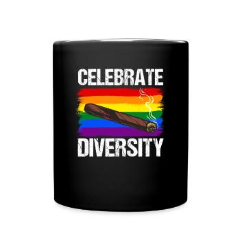 Tobacco Cigarette Smoke Cigar Owners - Full Colour Mug - black - Front