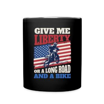 Flag Motocross Dirt Bike - Mug uni - noir - Devant