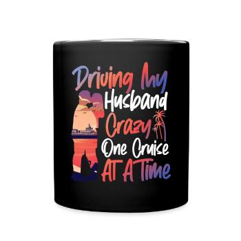 Croisière Vacances Mari Femme - Mug uni - noir - Devant