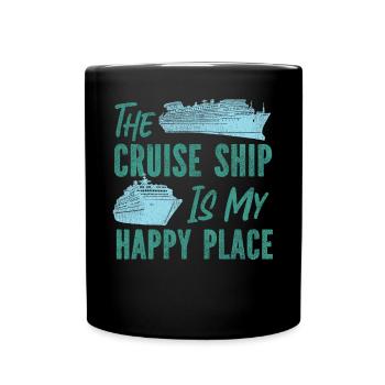 Croisière Vacances Vintage Le - Mug uni - noir - Devant