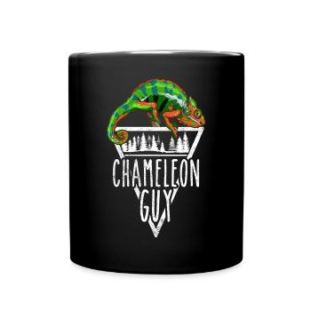 Ce caméléon Guy Panther Caméléon - Mug uni - noir - Devant