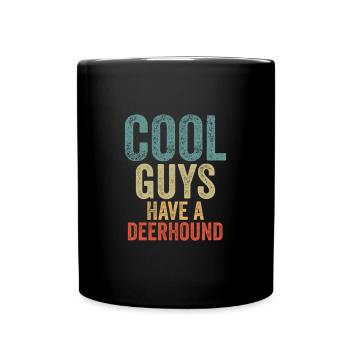 Cool Guys have a deerhound - Full Colour Mug - black - Front