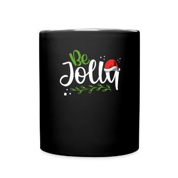 Being tipsy at Christmas - Full Colour Mug - black - Front