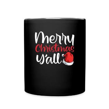 Merry Christmas to all of you - Full Colour Mug - black - Front